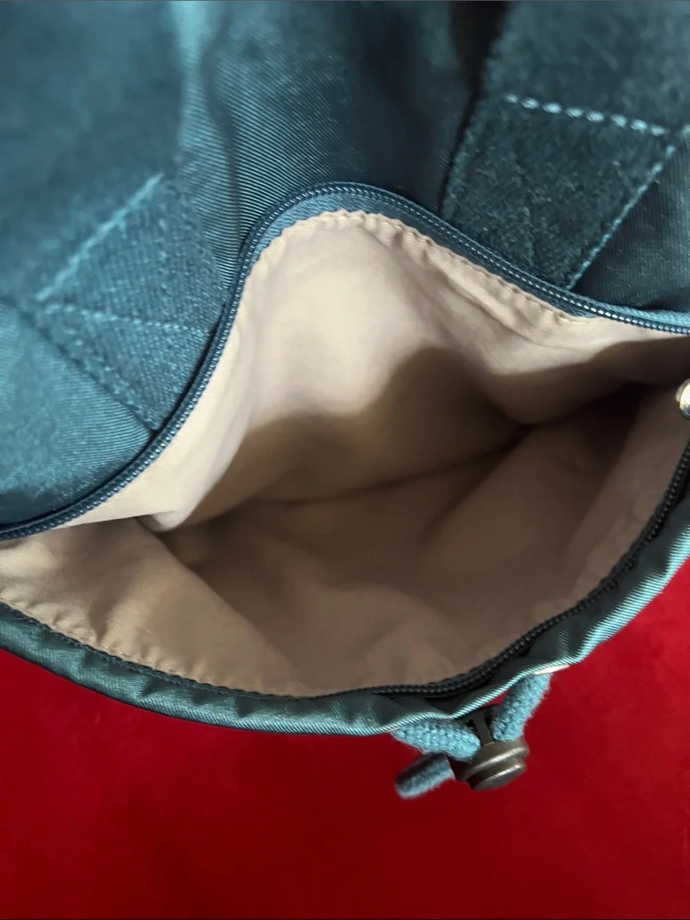 Kipling Teal Blue Goyo Nylon Backpack Tote